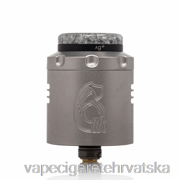 Vape Cigareta Hellvape Dead Rabbit V3 24mm Rda [6th Anni] Srebrno Crna